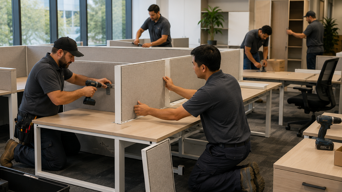 Office Furniture Installation Mistakes That Slow Teams