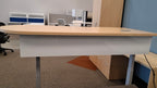Gunlocke  L- Shaped  Sit-Stand Desk