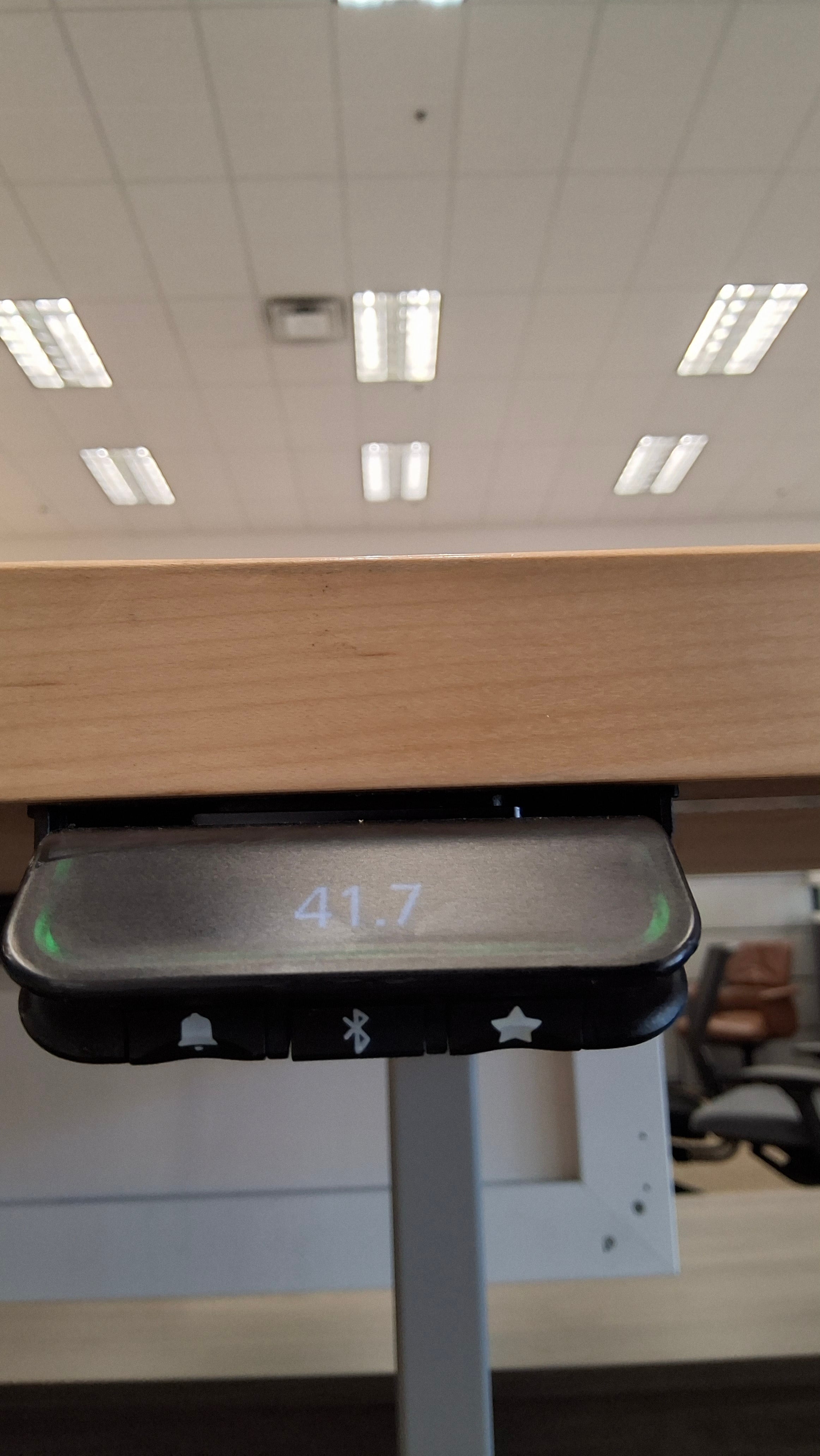 Gunlocke  L- Shaped  Sit-Stand Desk