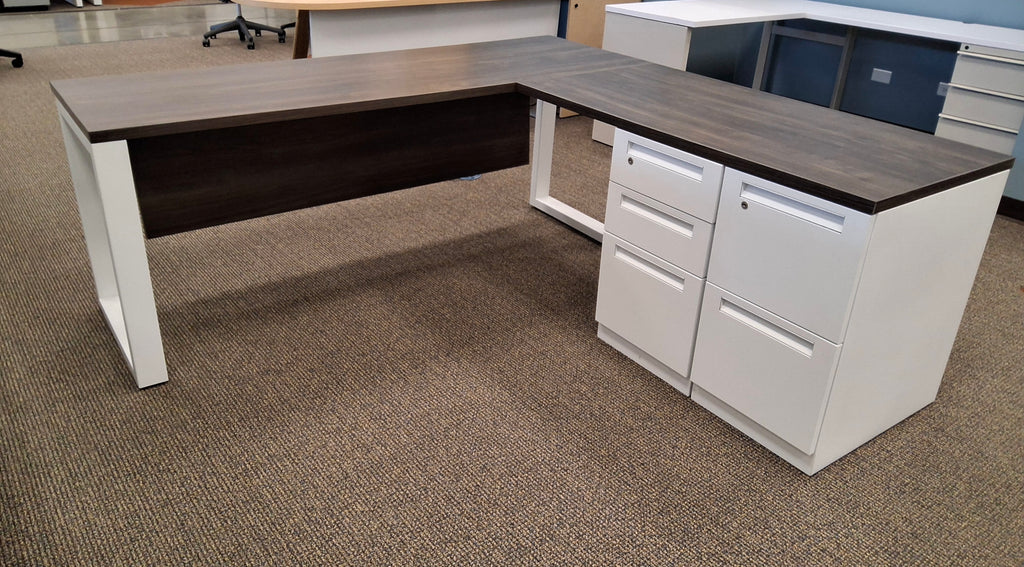 L-Shaped Desk Refurbished