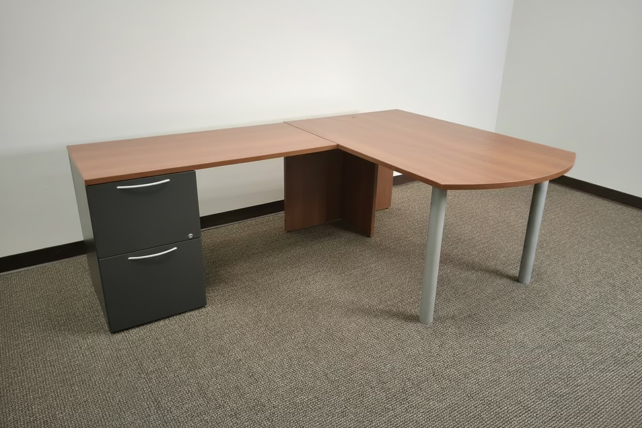 Groupe Lacasse L Shaped Desk